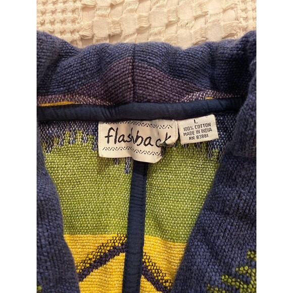 Vintage ‘90 Flashback Jacket Sz Large Boho Women’s Cropped Tapestry Southwest - Picture 8 of 10
